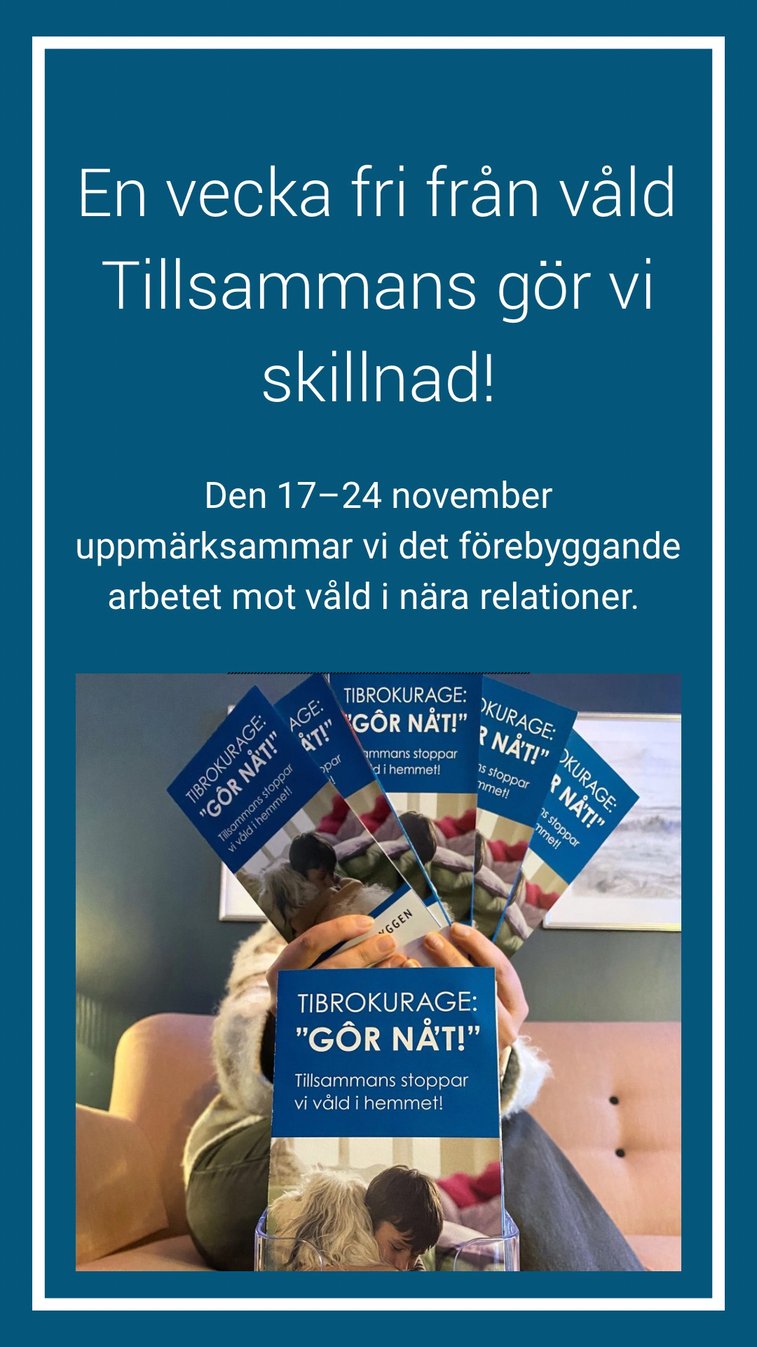 En vecka fri från våld